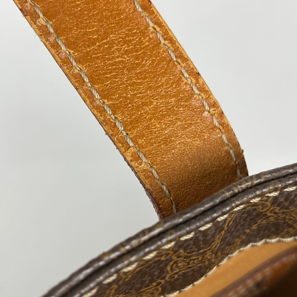 Celine Macadam Pattern Canvas Shoulder Tote Bag B… - image 5